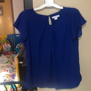 Royal blue blouse